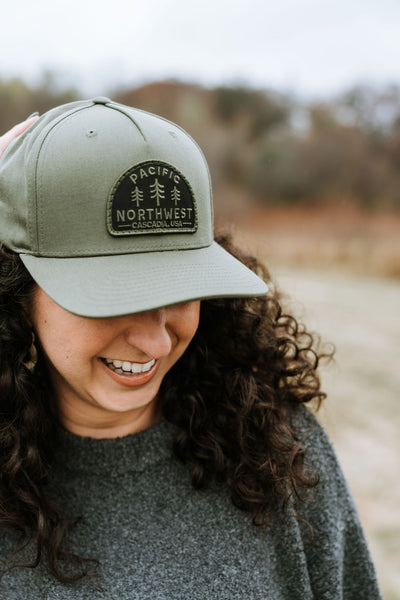 Timberline SnapBack Hat Olive – Northwest Vibes Supply