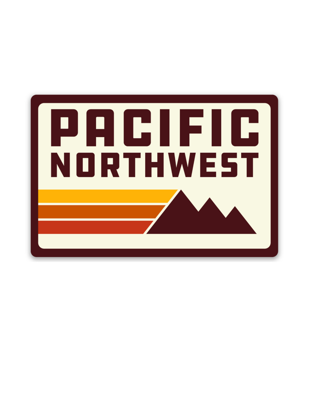 PNW Retro Sticker