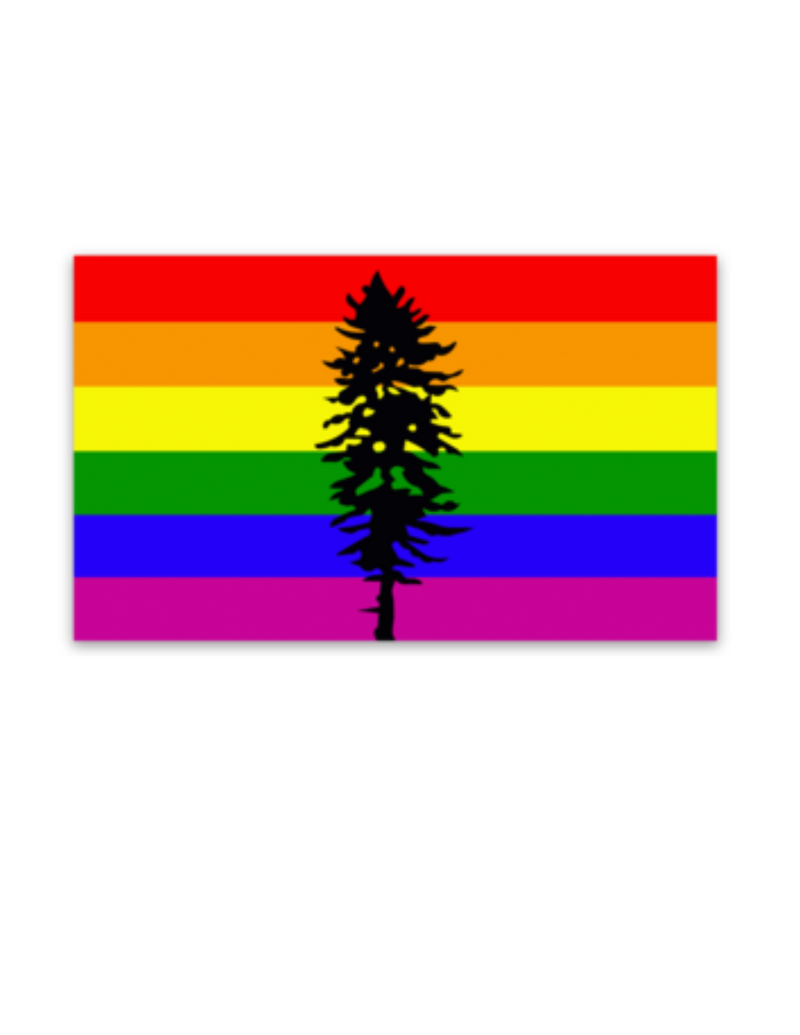 Cascadia Rainbow Sticker