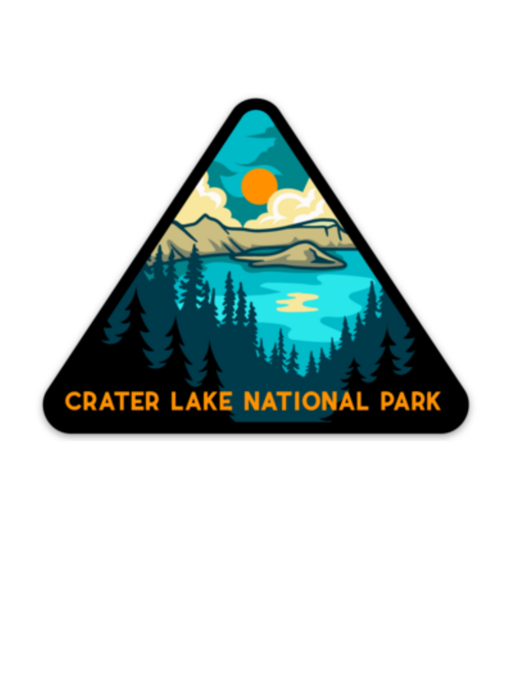 Crater Lake NP Sticker