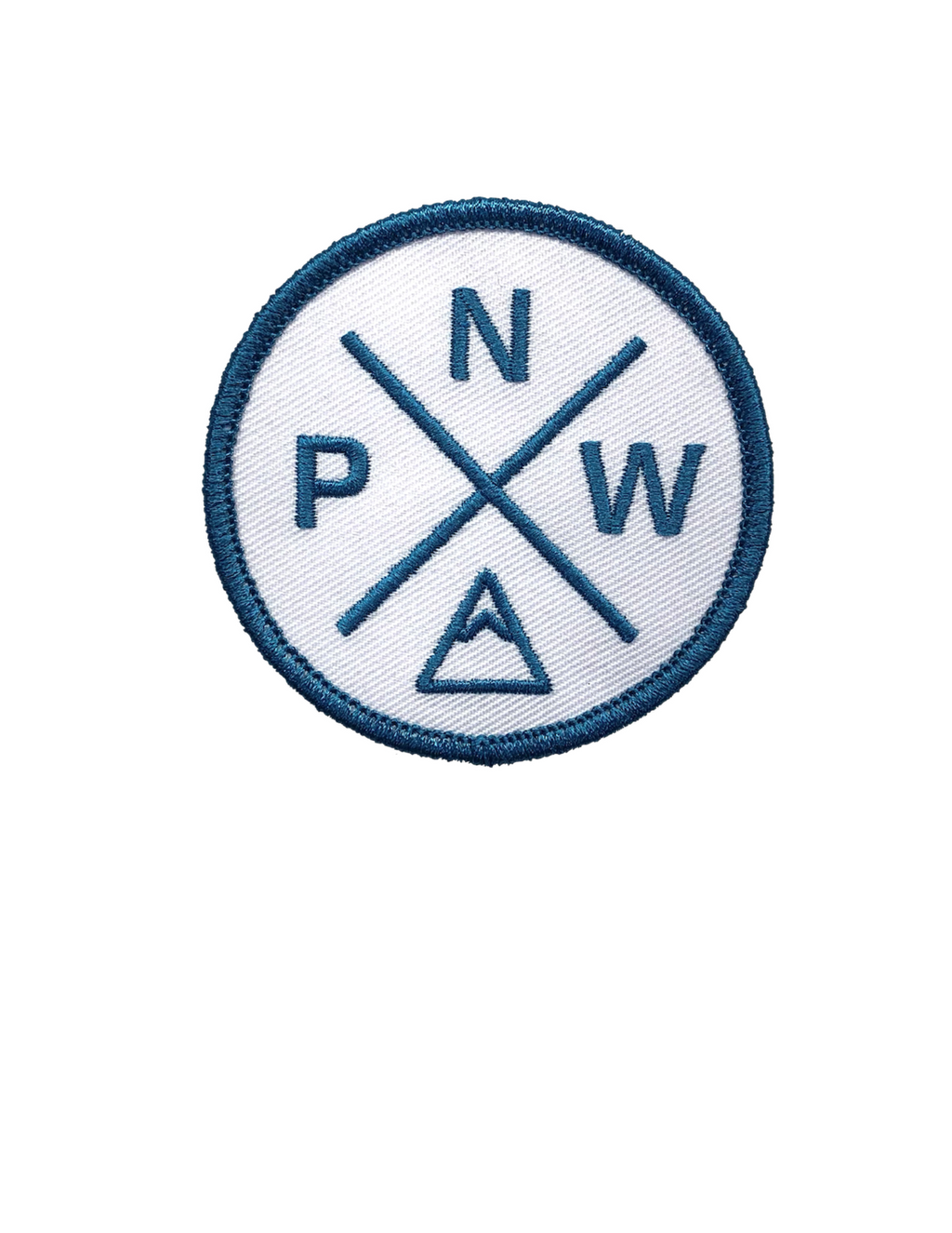 PNW Patch Blue & White