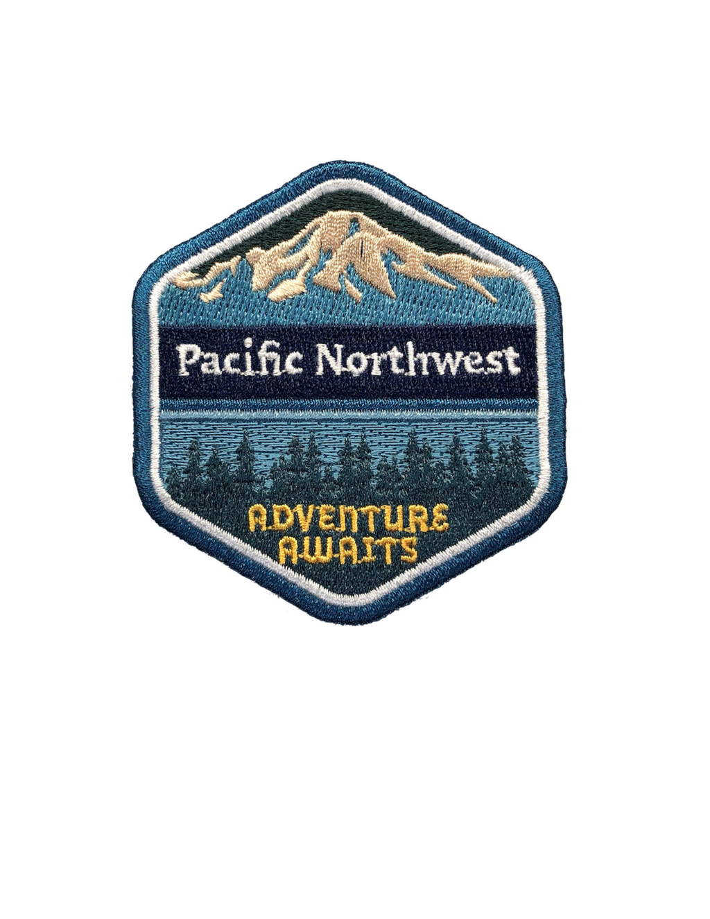 Adventure Awaits Patch Blue