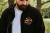 Franklin Zip Up Hoodie Black