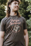 Angler T-Shirt Heather Brown