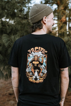 Groovy Sasquatch T-Shirt Black