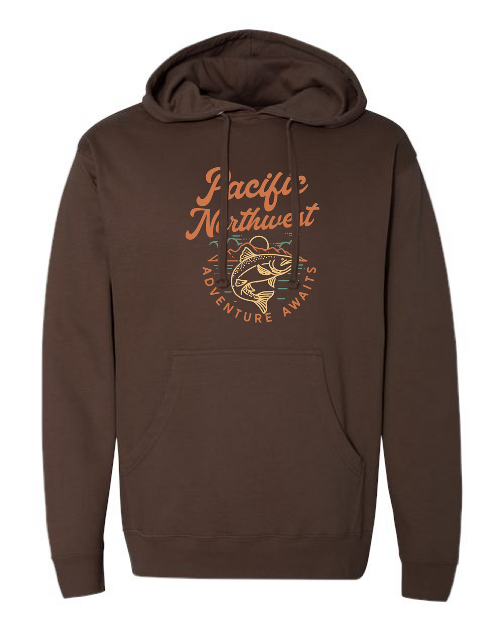 Angler Hoodie Brown