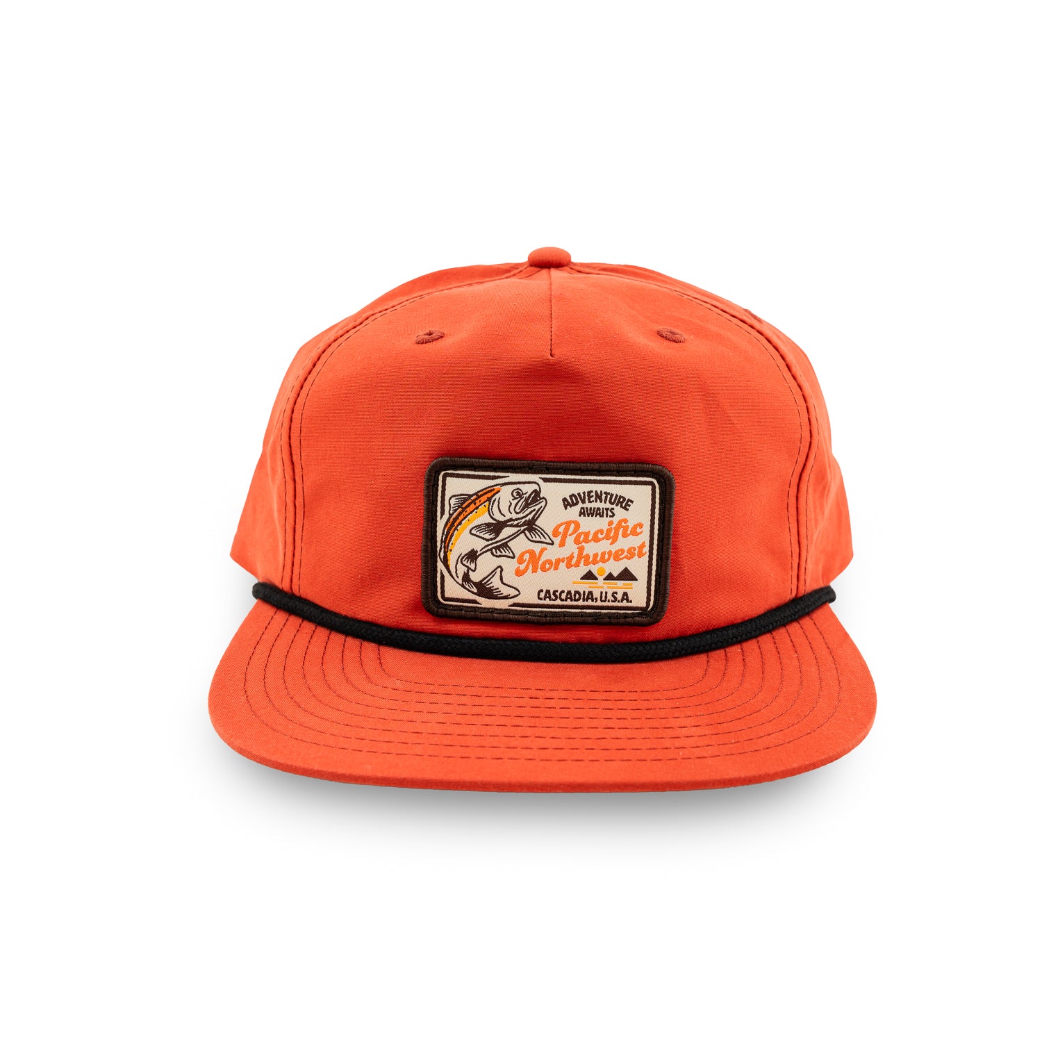 Driftcast 5-Panel Hat Orange – Northwest Vibes Supply Co.