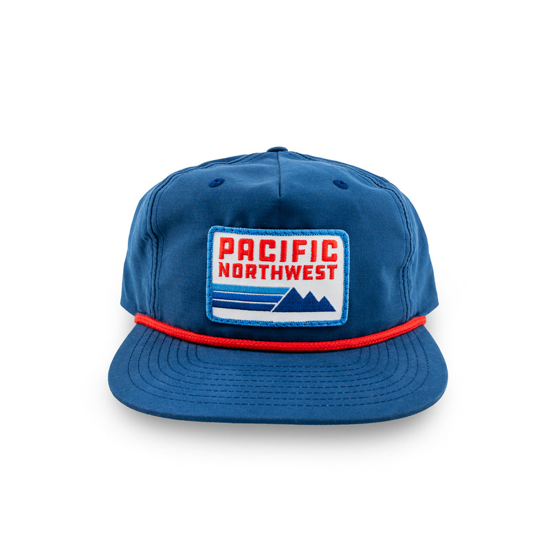 Retro 5-Panel Snapback Navy