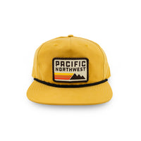 Retro 5-Panel Snapback Mustard