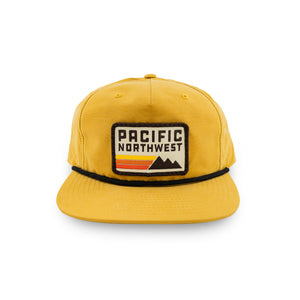Retro 5-Panel Snapback Mustard