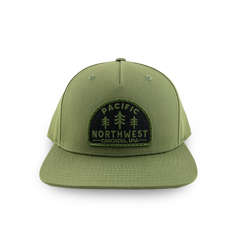 Timberline SnapBack Hat Olive
