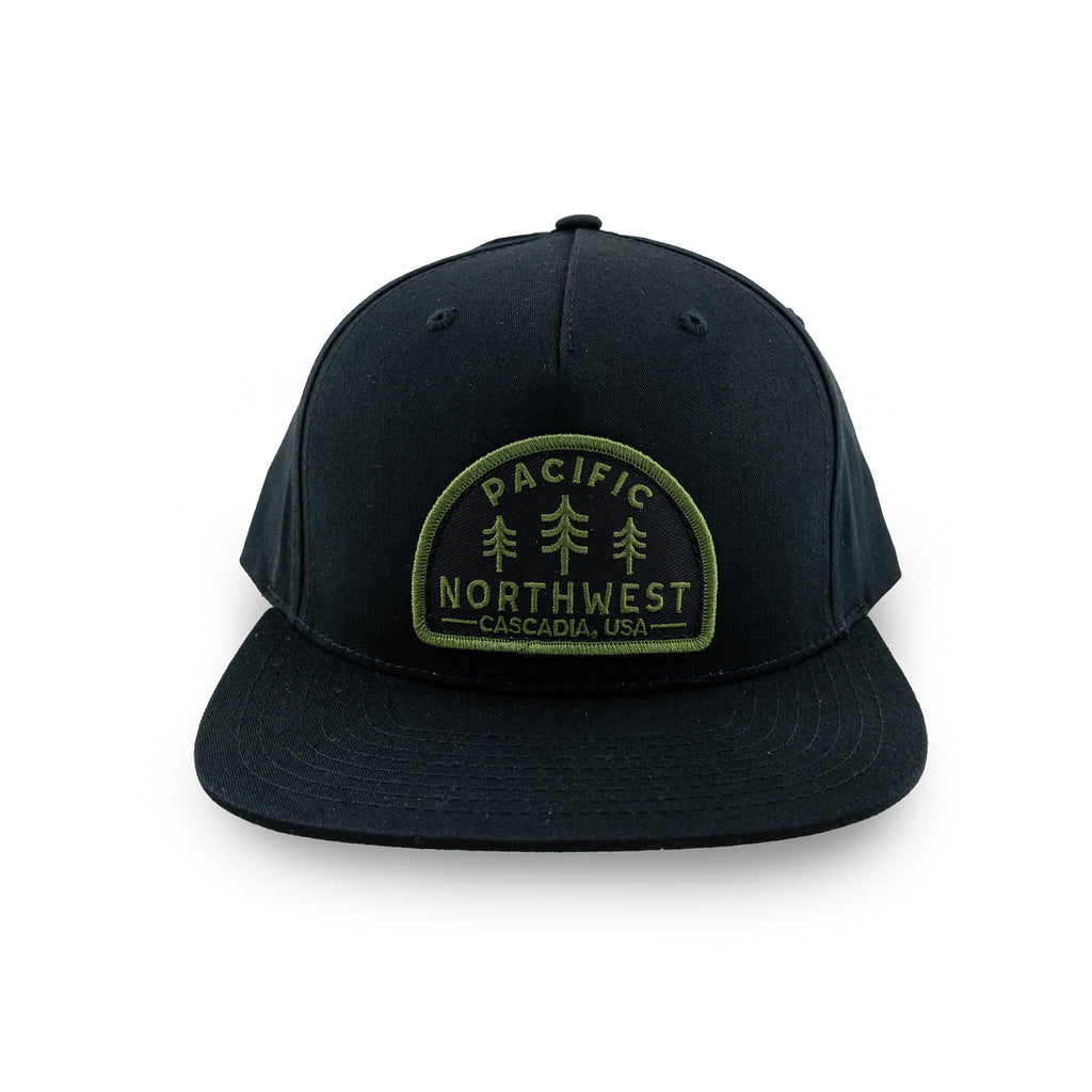 Timberline SnapBack Hat Black