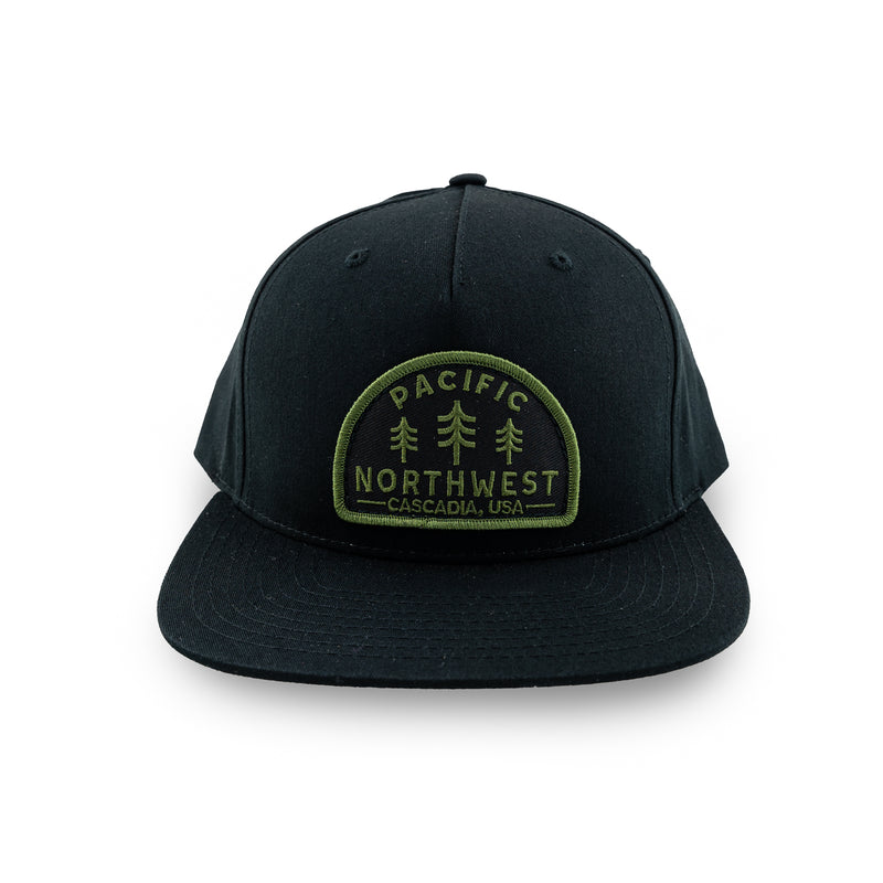 Timberline SnapBack Hat Black