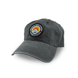Granite Falls Dad Hat Stonewash Black