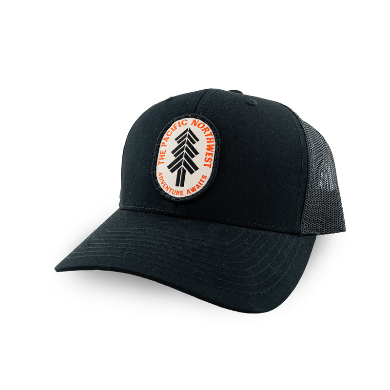 Spruce Trucker Hat Black