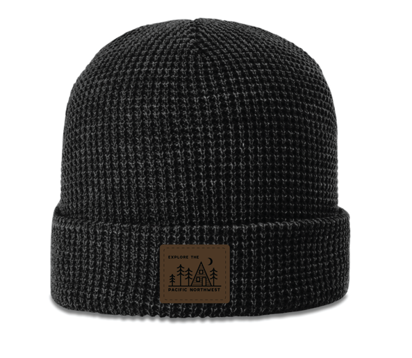 Index Beanie Leather Black