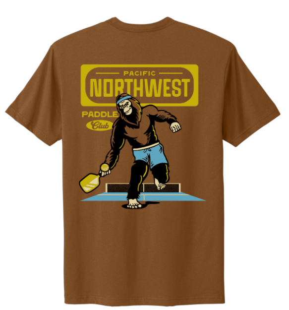 Pickleball  T-Shirt Mushroom
