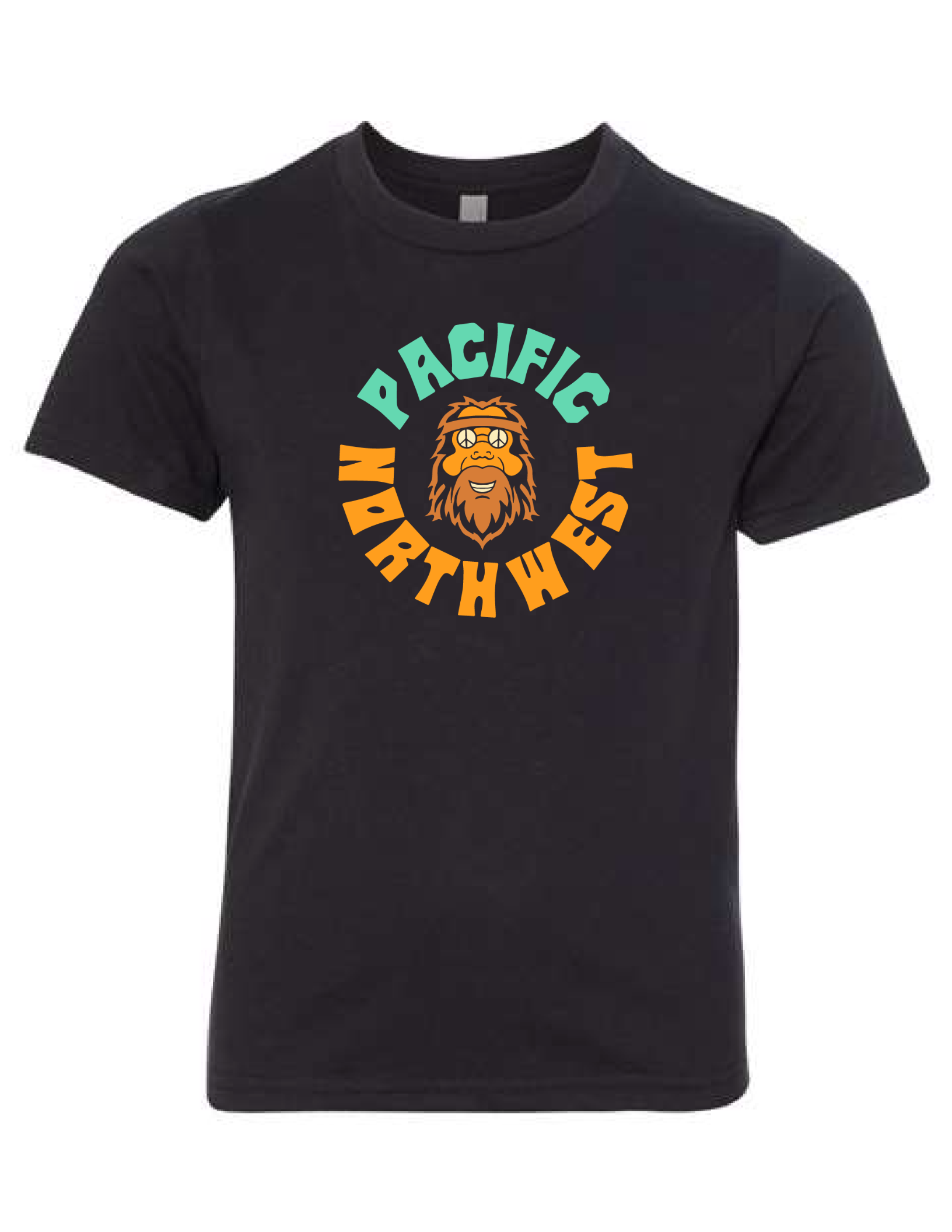 Kids Groovy Sasquatch Tee Black