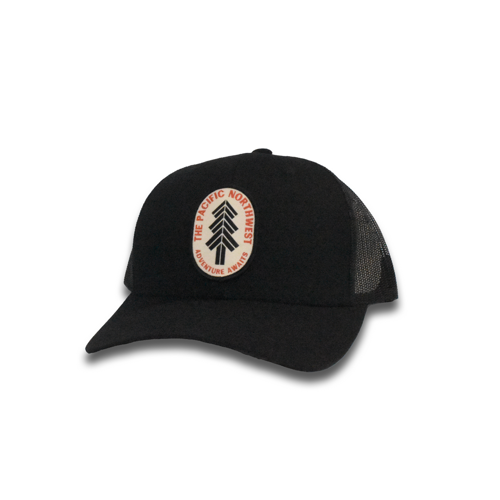 Spruce Trucker Hat Black