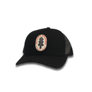 Spruce Trucker Hat Black