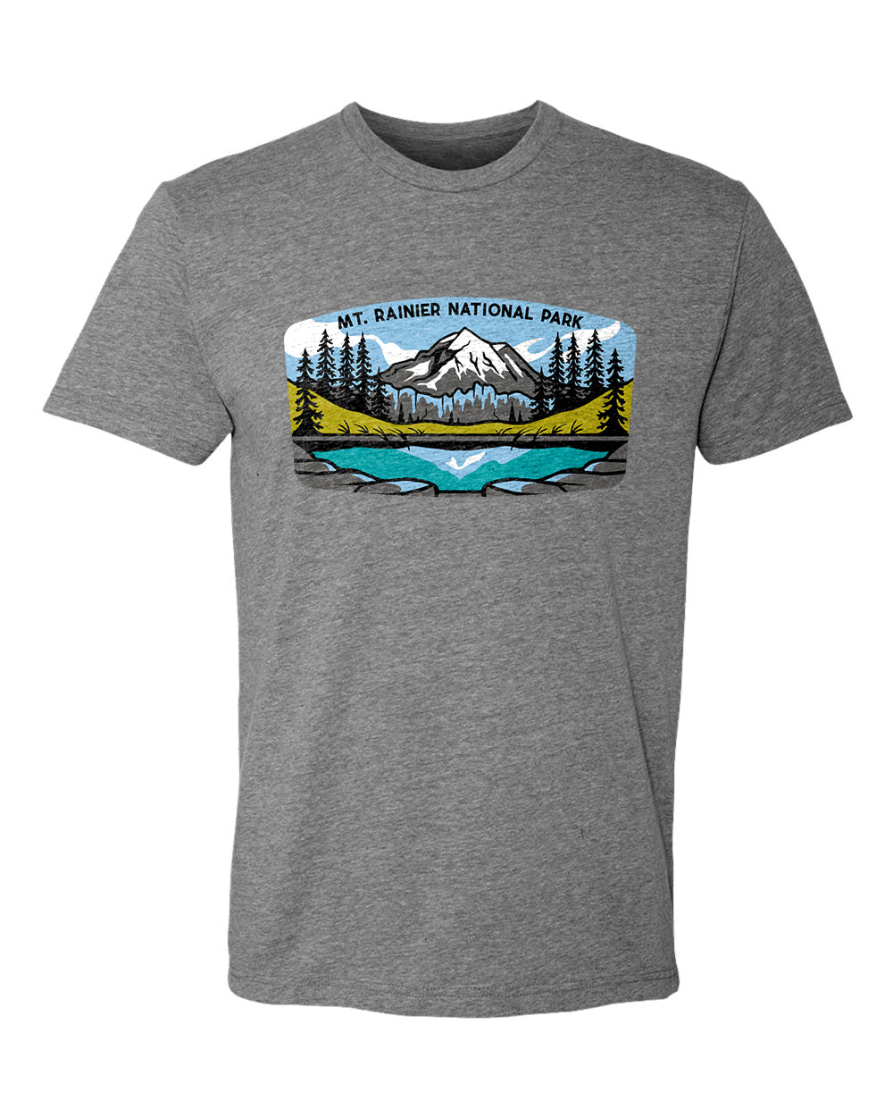 Mt. Rainier NP T-Shirt Grey