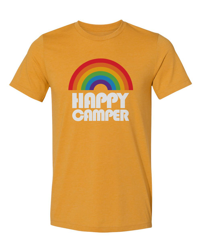 Happy Camper T-Shirt Mustard