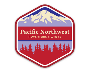 PNW Sticker Red