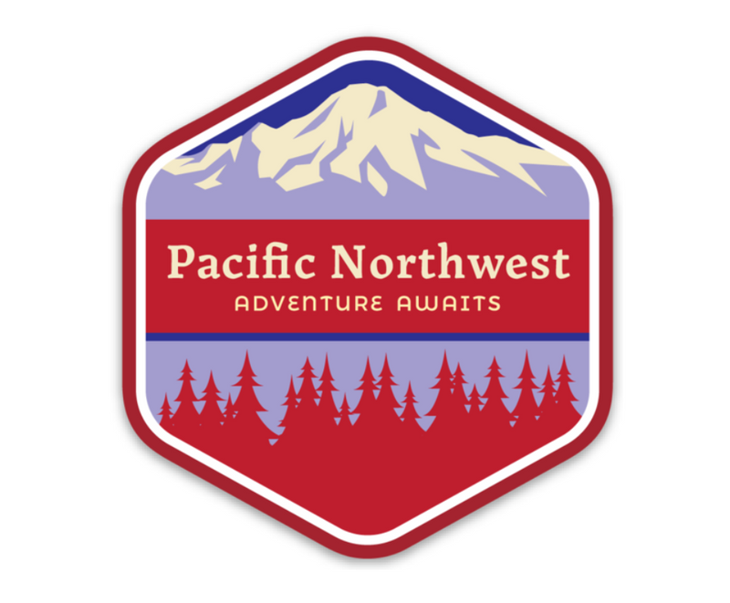 PNW Sticker Red