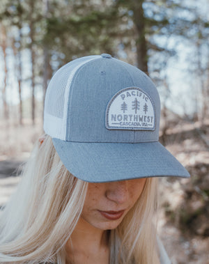 Timberline Trucker Grey/White