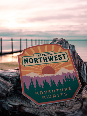 PNW Sunset Sticker