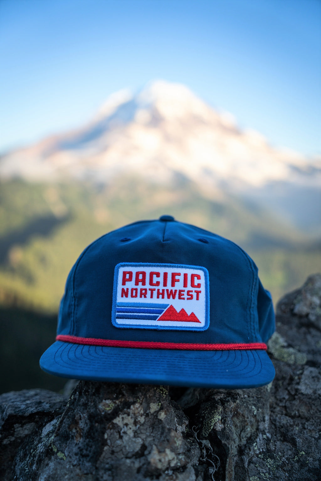 Retro 5-Panel Snapback Navy