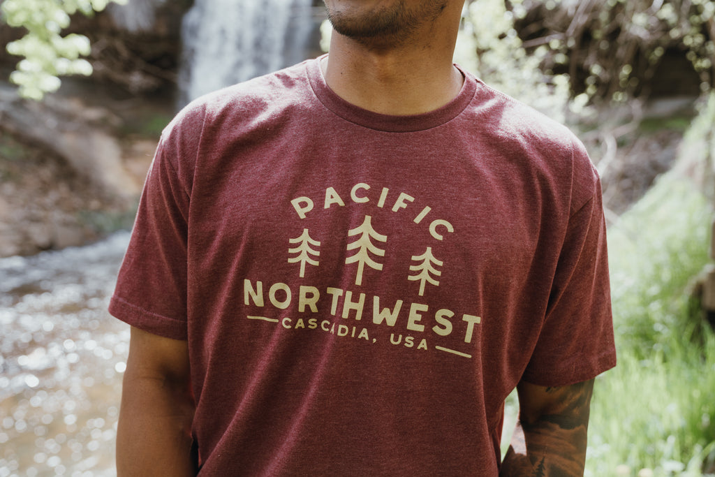 Timberline T-Shirt Maroon