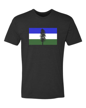 Cascadia Flag T-Shirt Black