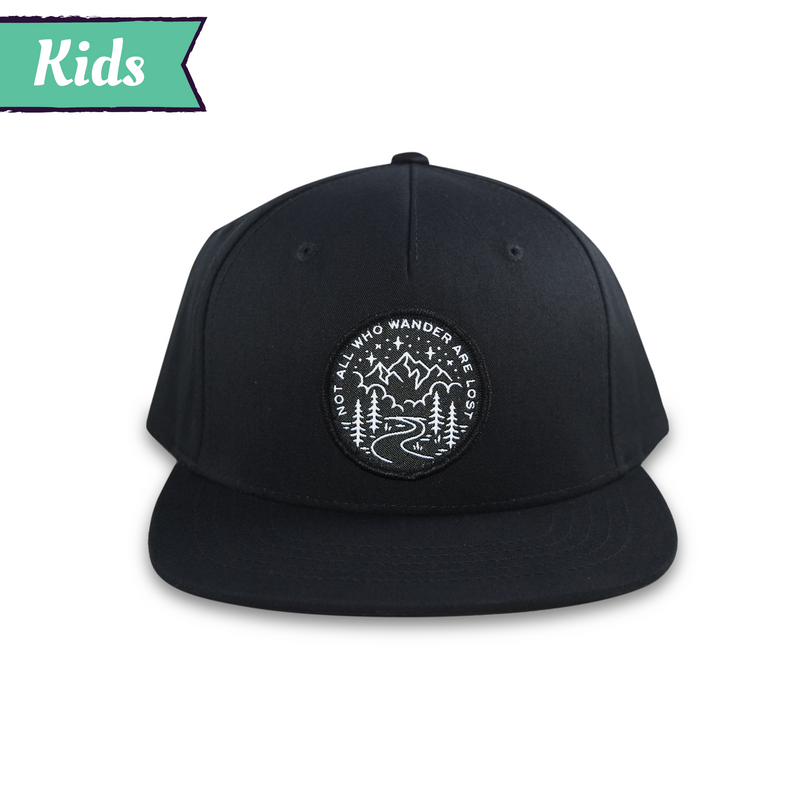 Not All Who Wander Kids Snapback